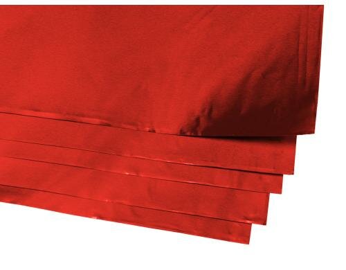 Folia Prägefolie 70my, rot 5 Bogen, 45 x 70 cm