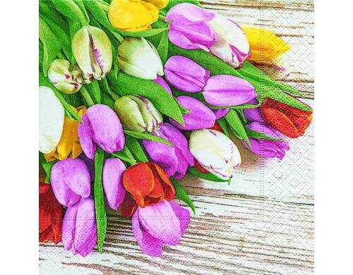 Paper + Design Bunch of tulips Servietten 33x33 cm, 20 Stück