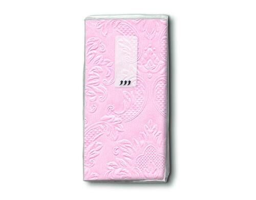 Paper + Design Ornament Taschentücher soft pink, 1 Päckchen à 10 Taschentücher