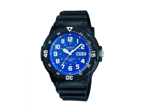 Casio MRW-200H-2B2VEF Resinarmband, Wasserdichtigkeit 100m