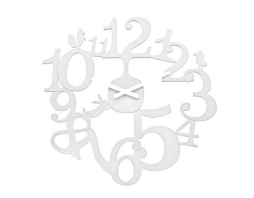 Koziol Wanduhr Pip weiss Grösse 3.2x45x44.5cm, Quarzuhrwerk