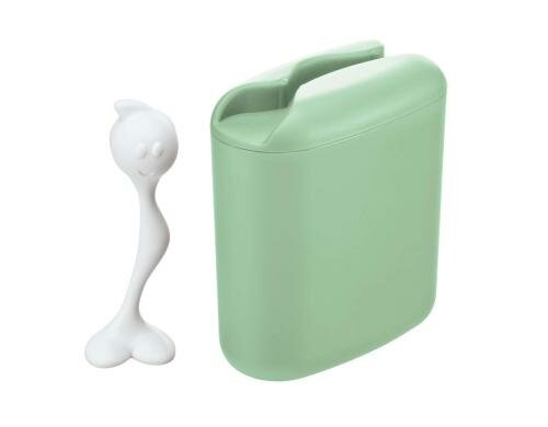 Koziol Vorratsdose Hot Stuff L 500g Grösse 17x8.5x20cm, mint mit weiss