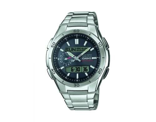 Casio WVA-M650D-1AER Edelstahlarmband, Solar, Funk, Alarm