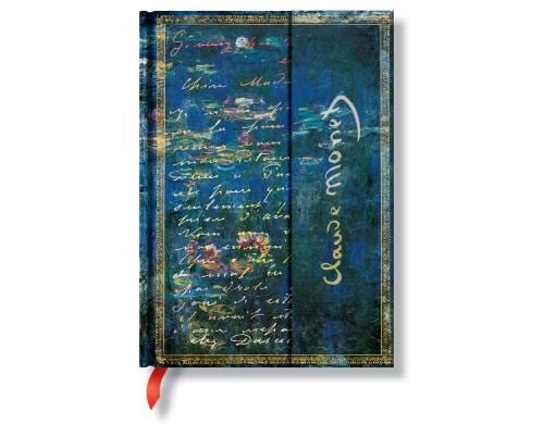 Paperblanks Notizbuch Monet Seerosen 144 Blatt liniert, mit Lesebändchen