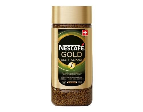 NESCAFÉ Gold All Italiana 200g, Stärke 4/4, Arabica, 100 Tassen