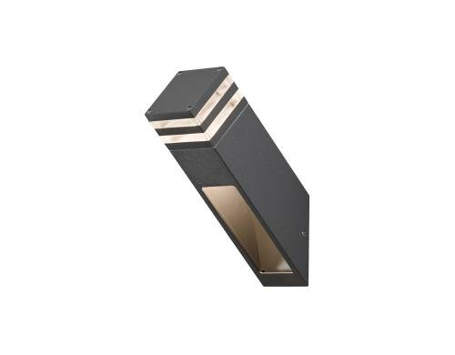 Konstsmide LED Wandleuchte Massa anthrazit LED, 500lm, IP54, 3000K, Alu