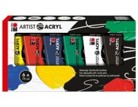 Marabu Artist Acryl 6 x 75ml 6 Farben