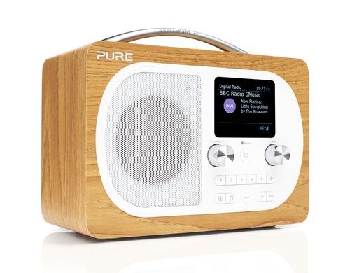 Pure DAB+ Radio Evoke H4 BT BT, Farbdisplay, Weckfunktion und Timer
