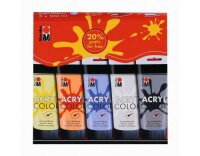 Marabu Acryl Color 100ml 5 Tuben
