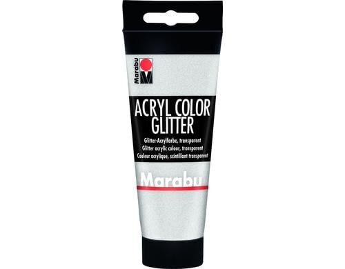 Marabu Acryl Color 100ml glitter-silber