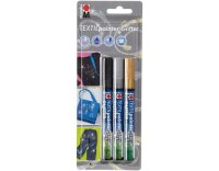 Marabu Textil Painter Glitter 3mm, 3er Blister