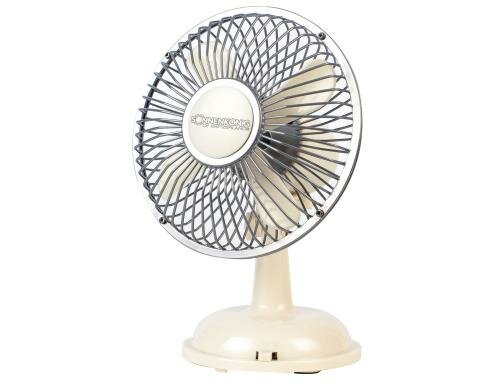 Sonnenkönig Tischventilator Retro weiss Oszillation vertikal + horizontal