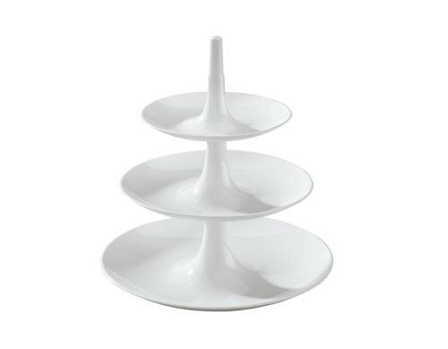 Koziol Etagere BABELL XS weiss Kunststoff, Grösse 19.8x19.8x22cm