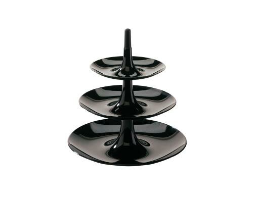 Koziol Etagere BABELL XS schwarz Kunststoff, Grösse 19.8x19.8x22cm