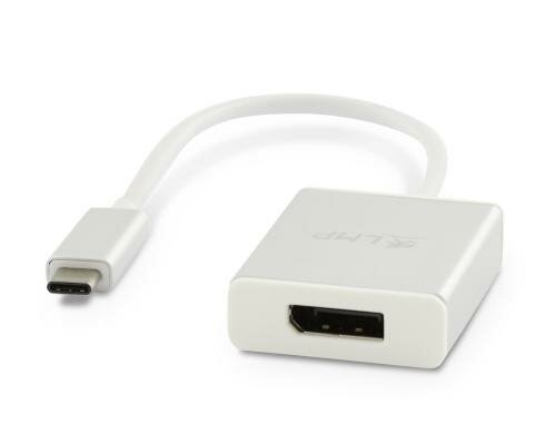 LMP USB-C 3.1 zu Displayport Adapter Aluminium Gehäuse, silber