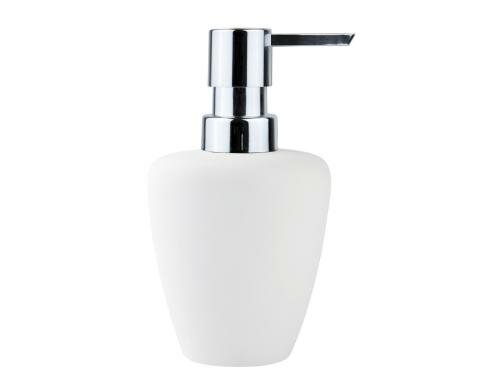 Zone Seifenspender Soft weiss H:14.5cm D:8cm, Porzellan, 230ml