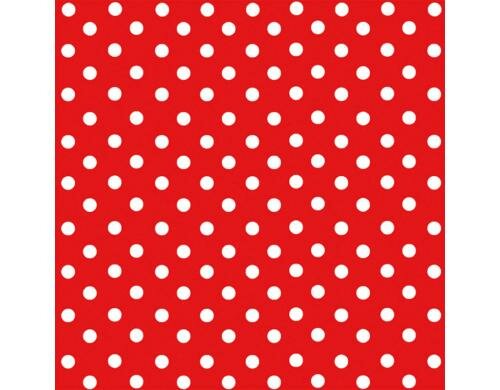 B+C Pünktchen rot Servietten 33x33 cm, 20 Stück
