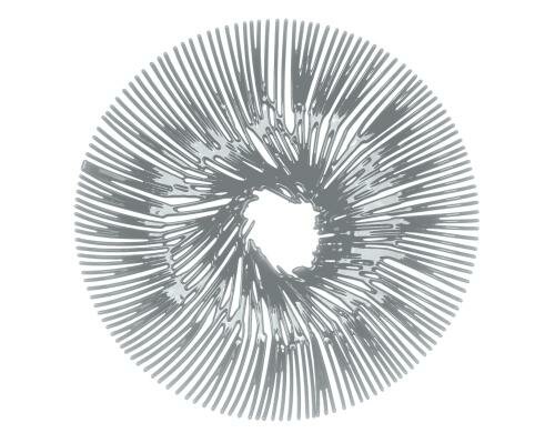 Koziol Schale Anemone grau Kunststoff