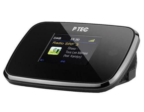 P TEC Rigi BT, DAB+ und DAB+ Cable Adapter Bluetooth FM, Fernbedienung, Cinch