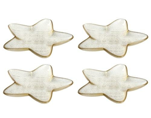 LEONARDO Sternschale 29 gold Stellato 4 Stück, Weihnachtsartikel