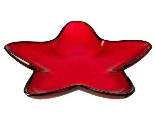 LEONARDO Sternschale 23 rot Rosso 4 Stück, Weihnachtsartikel