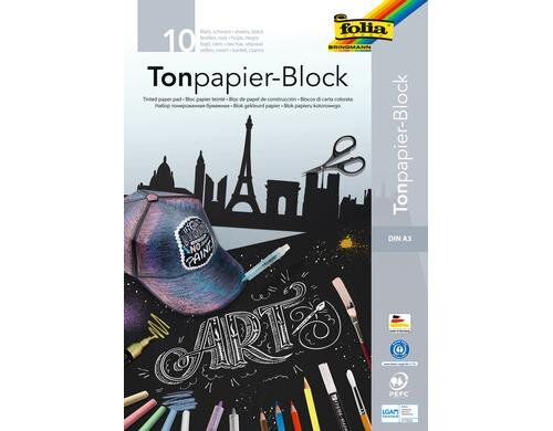 Folia Zeichen- & Bastelblock A3 20 Blatt, 130 g/m2