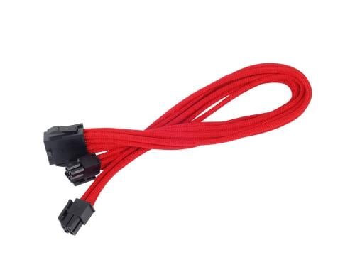 ATX Extension 8-8(4+4)Pin rot 8 Pin CPU Power Verlängerung 30cm
