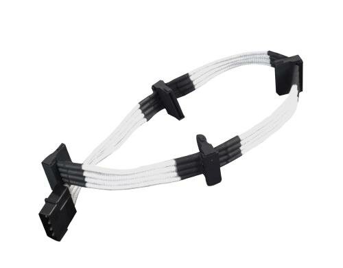 ATX Extension 4-4(SATA)Pin weiss 4 Pin Verlängerung 30cm