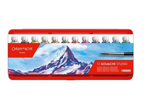 Caran dAche Fancolor Gouache 12 Farbtubes für werdende Künstler
