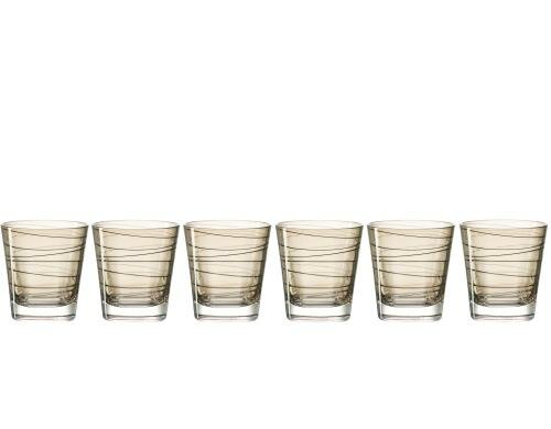 Leonardo Glas Vario marrone 250ml 6er Set
