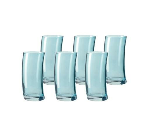 Leonardo Glas Swing azzurro 450ml 6er Set