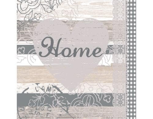 Papstar Servietten Home 33x33 cm, 20 Stück