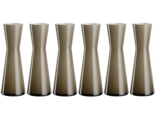 Leonardo Vase Puccini 18cm beige 6er Set 6 Stück, Grösse 6x18cm