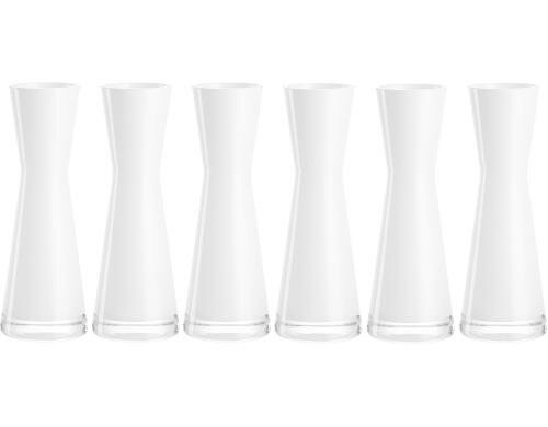 Leonardo Vase Puccini 18cm weiss 6er Set 6 Stück, Grösse 6x18cm