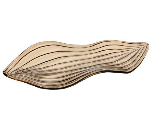 Leonardo Schale Natura 38cm braun 1 Stück, Grösse 37.5 x 3.5 x 19.5 cm