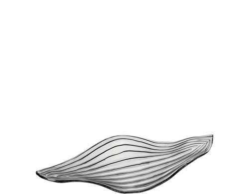 Leonardo Schale Natura 43cm grau 1 Stück, Grösse 21x43x4cm