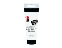 Marabu Acryl Gel Matt 100ml Farblos, matt