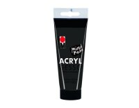 Marabu Acryl Gesso schwarz 100ml, hochdeckende...