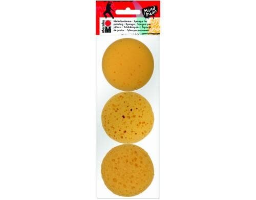 Marabu Malschwamm-Set 3 Stück, perfekt zum Schablonieren