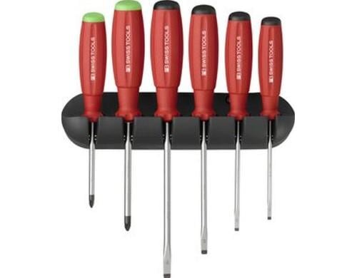 PB Schraubenziehersatz Swissgrip PB 8245 6-teilig mit Wandhalter