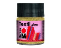 Marabu Textilfarbe Metallic gold 50ml Glas