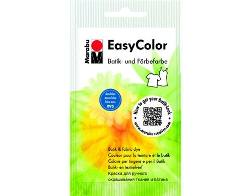 Marabu Handfärbefarbe FashionColor 25g Beutel, azurblau