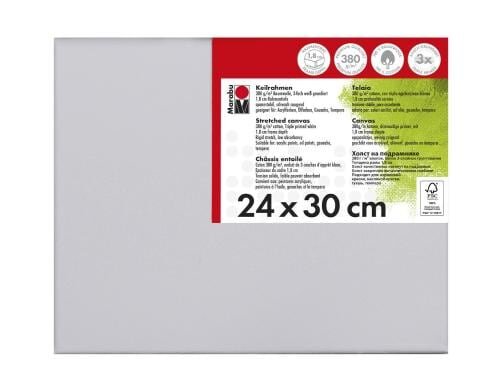 Marabu Keilrahmen 24 x 30 cm 380g/m2, Baumwolle bespannt