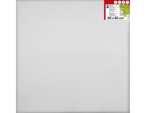 Marabu Keilrahmen 80 x 80 cm 380g/m2, Baumwolle bespannt