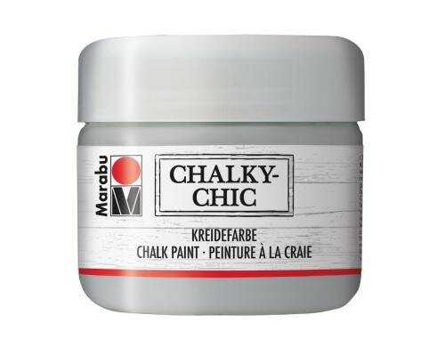 Marabu Kreidefarbe Chalky-Chic 225ml Kunststoffdose, steingrau