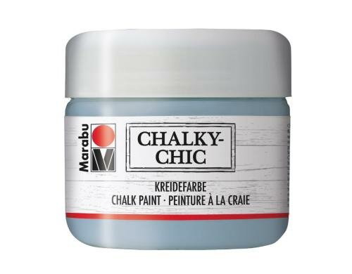 Marabu Kreidefarbe Chalky-Chic 225ml Kunststoffdose, graublau