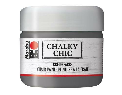 Marabu Kreidefarbe Chalky-Chic 225ml Kunststoffdose, schiefer