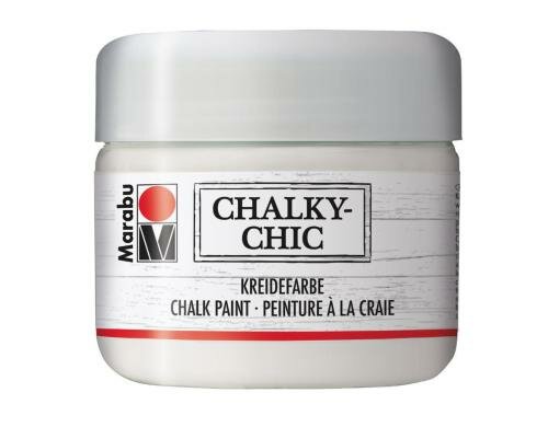 Marabu Kreidefarbe Chalky-Chic 225ml Kunststoffdose, edelweiss