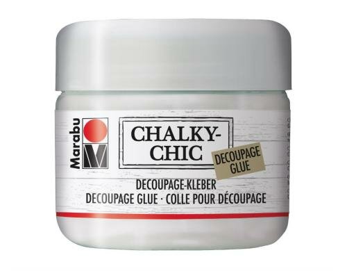 Marabu Decoupage-Kleber Chalky-Chic 225ml Kunststoffdose, transparent