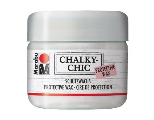Marabu Schutzwachs Chalky-Chic 225ml Kunststoffdose, weiss